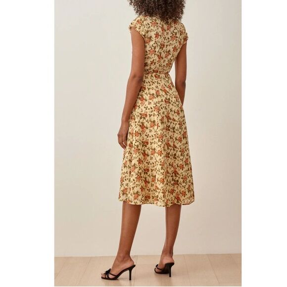 Reformation Gwenyth Floral Wrap Dress - Picture 2 of 4